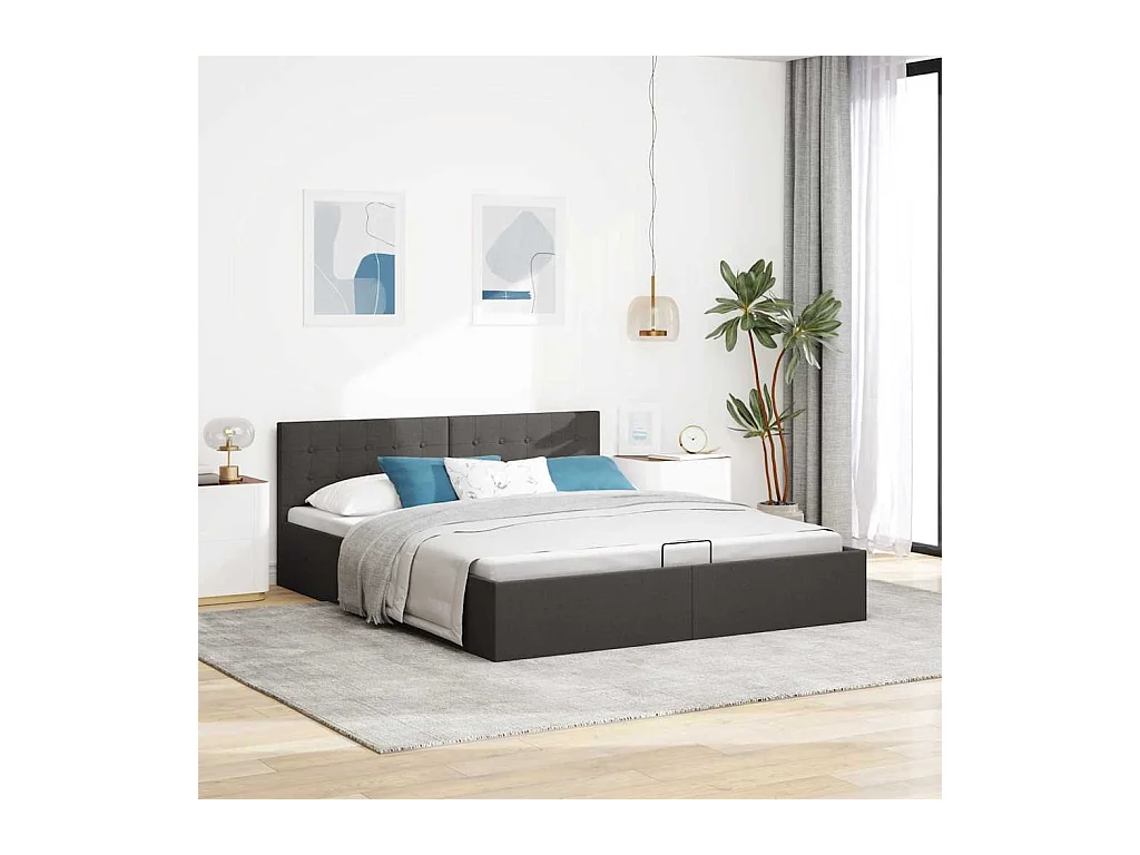 Hydraulisch opbergbedframe zonder matras 160x200 cm