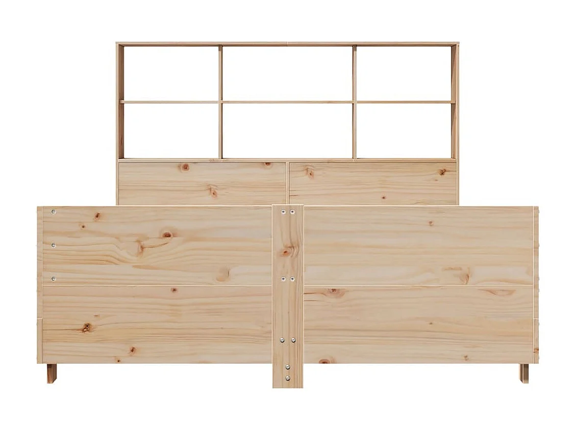 Bedframe zonder matras 140x190 cm massief grenenhout