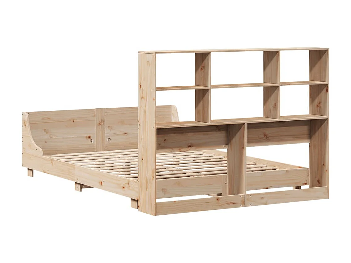 Bedframe zonder matras 140x190 cm massief grenenhout