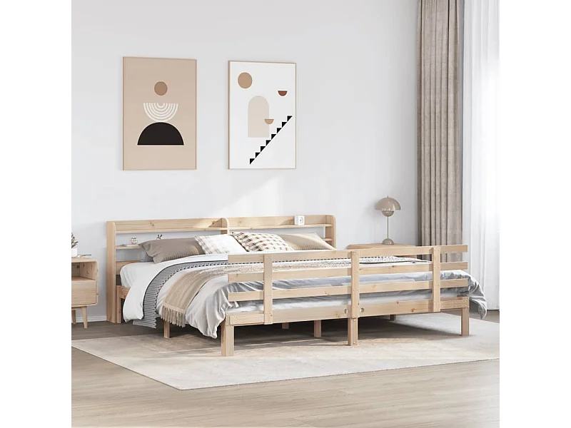 Struttura letto con testiera senza materasso 180x200 cm