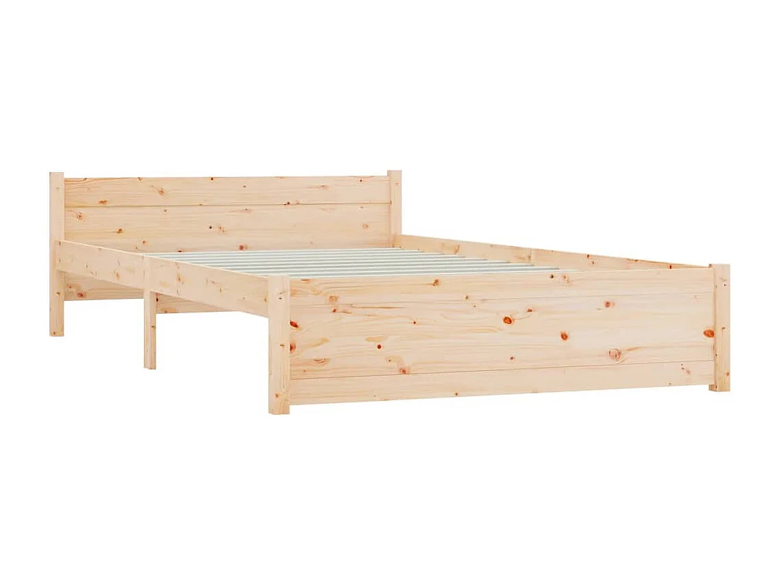 Cadre de lit sans matelas avec tiroirs 140x200 cm