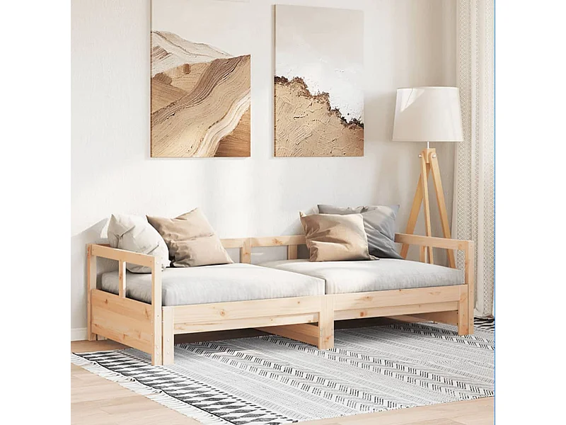 Tagesbett ohne Matratze 90x200 cm Kiefer Massivholz