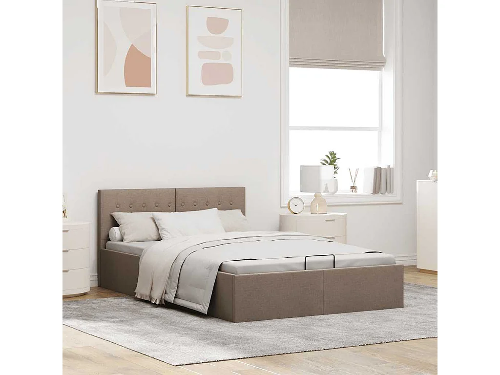 Somier hidráulico con canapé sin colchón 140x200 cm