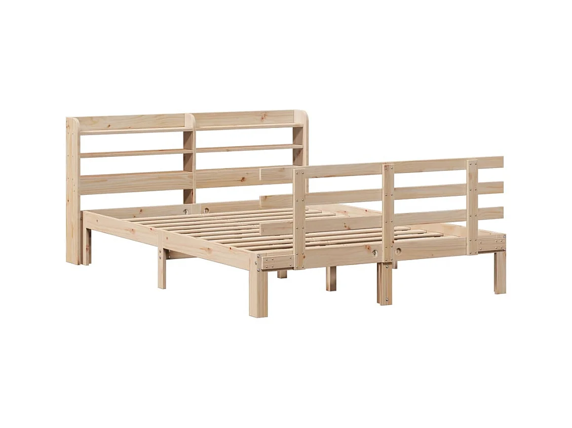 Cadre de lit avec tête de lit sans matelas 160x200 cm