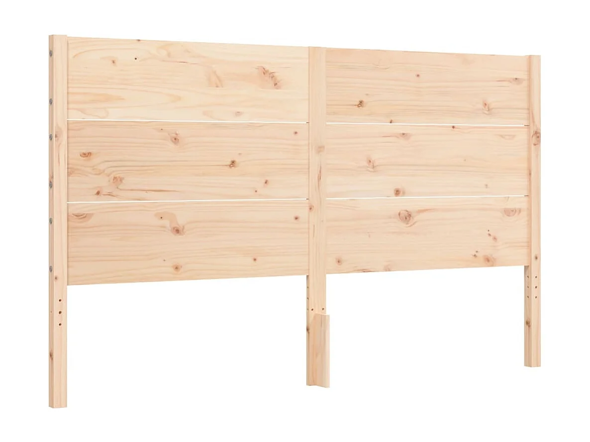 Cadre de lit sans matelas 160x200 cm bois massif de pin