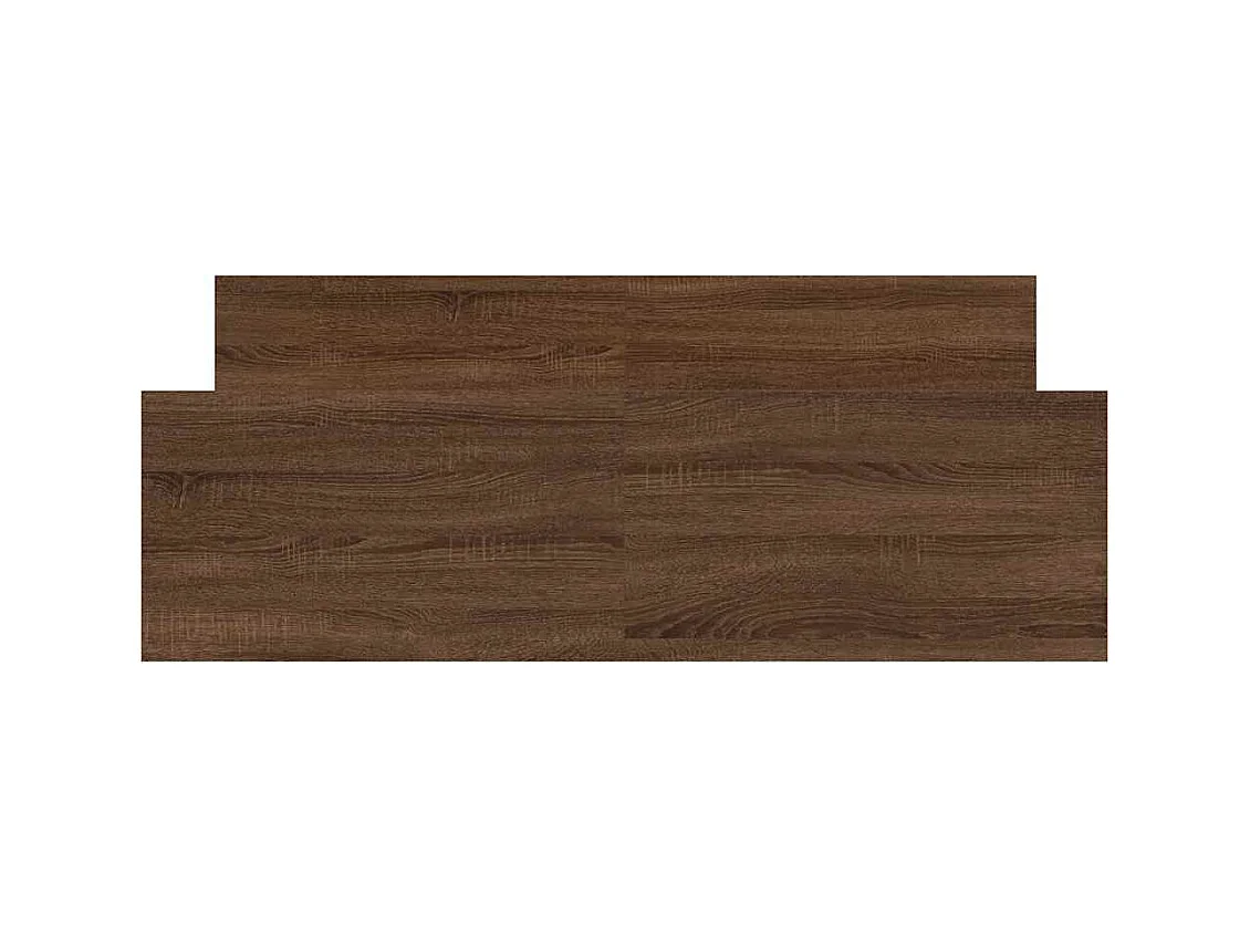 Cadre de lit sans matelas chêne marron 120x190 cm