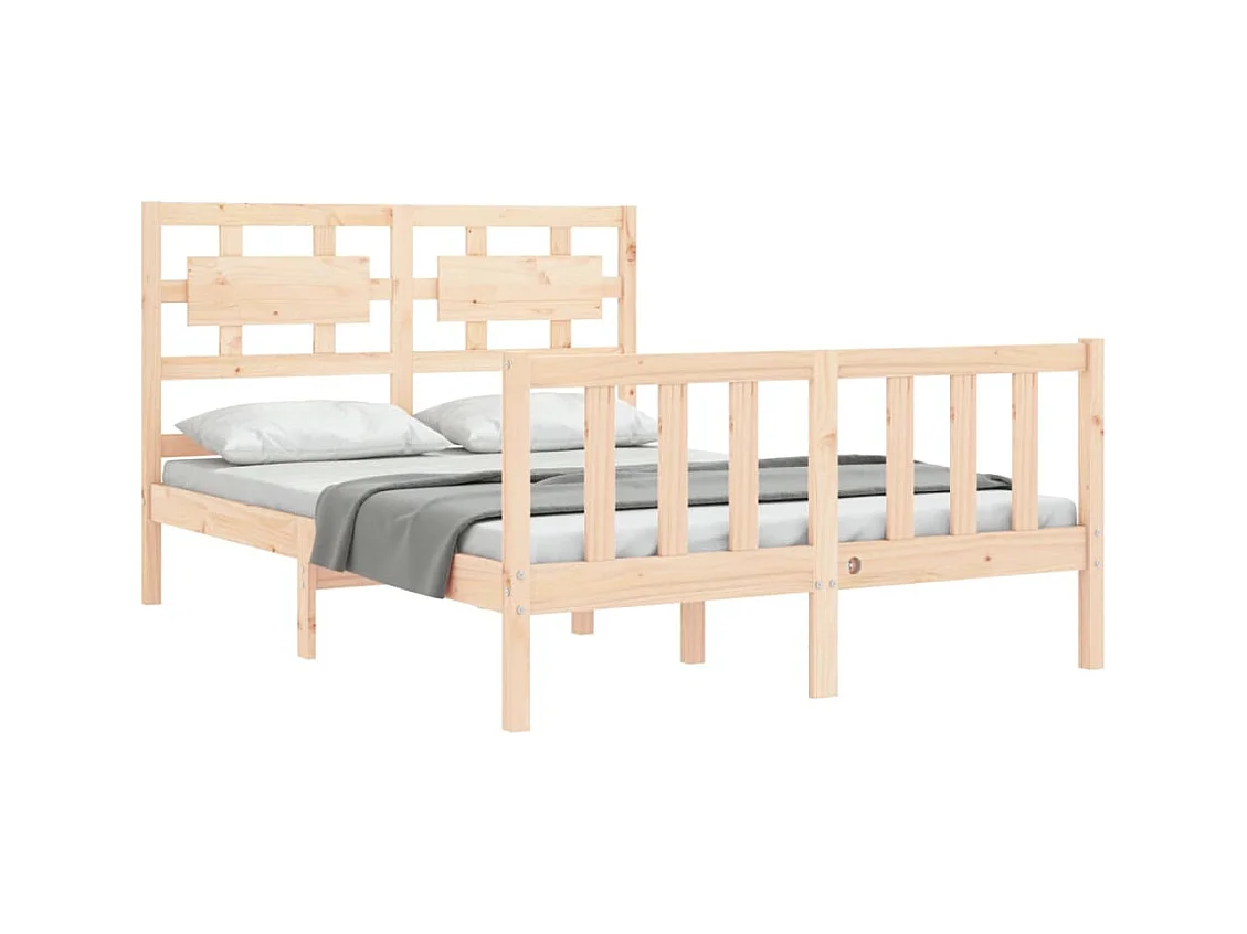 Bedframe zonder matras van massief grenenhout