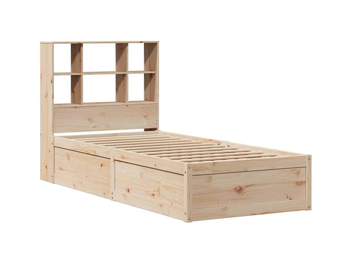 Bettgestell ohne Matratze 90x190 cm Kiefer Massivholz