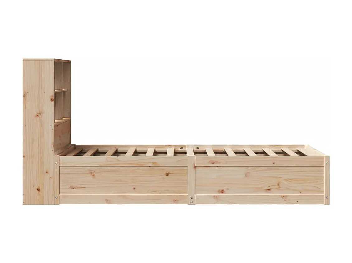 Struttura letto senza materasso 90x190 cm in legno massello di pino