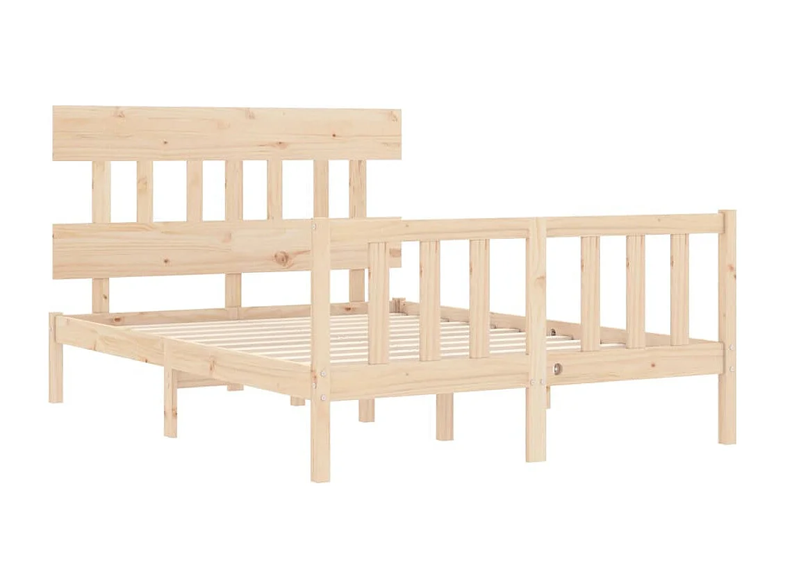 Bedframe zonder matras 140x200 cm massief grenenhout