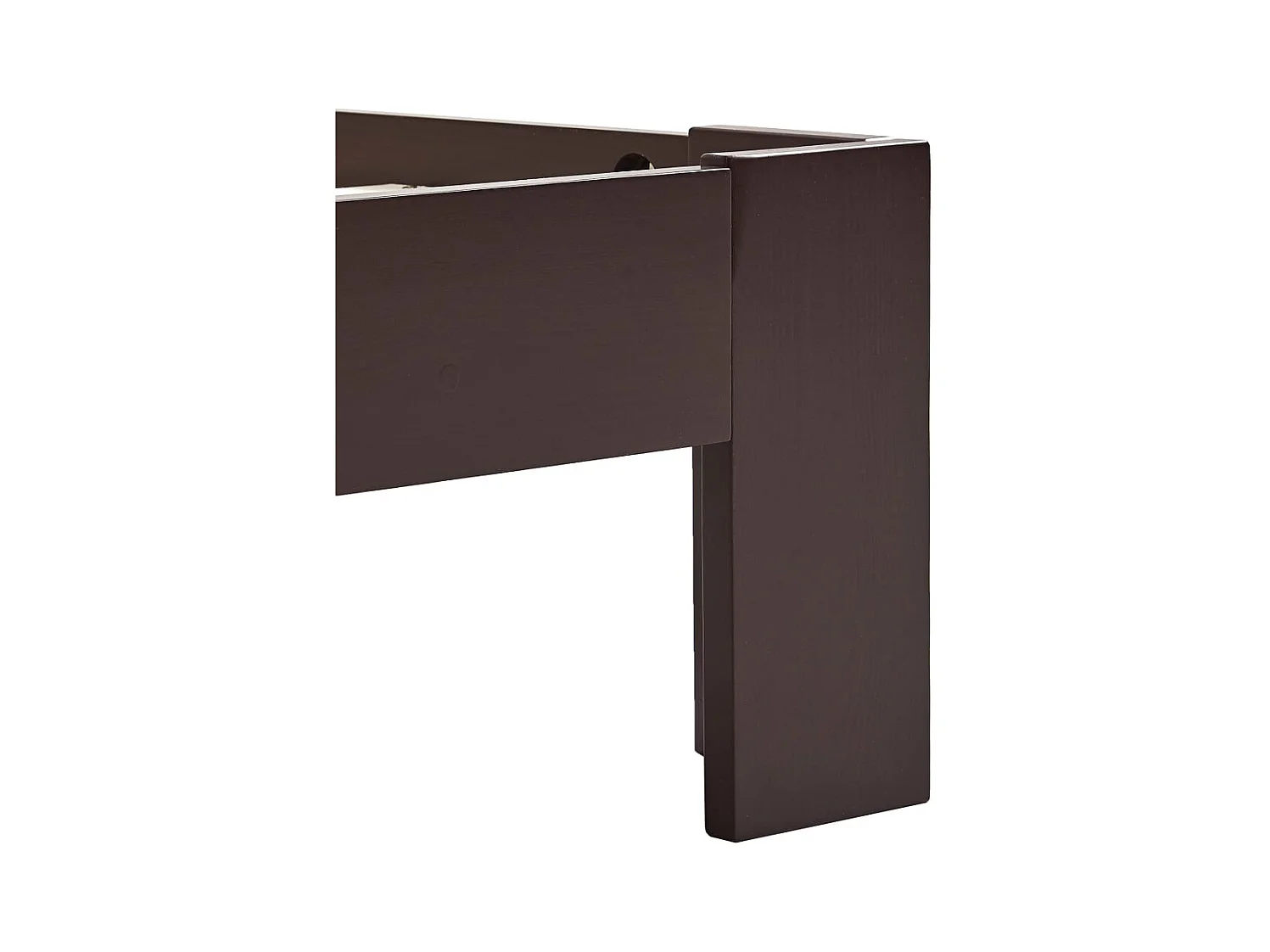 Bedframe zonder matras donkerbruin 180x200 cm massief grenen