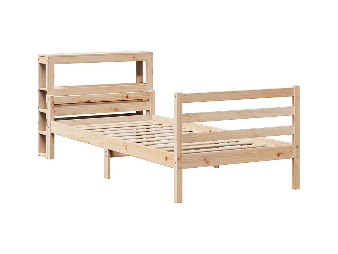 Bedframe met hoofdbord zonder matras 90x200 cm