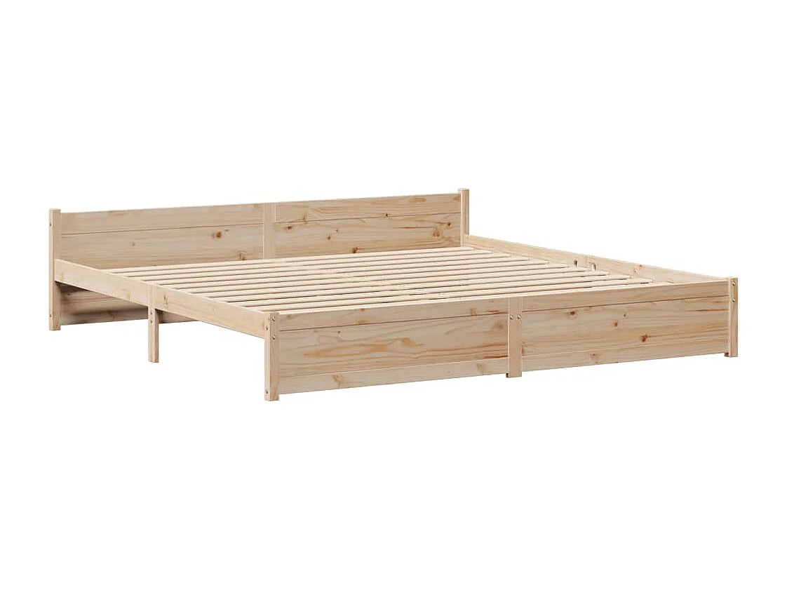 Struttura letto con testiera senza materasso 180x200 cm