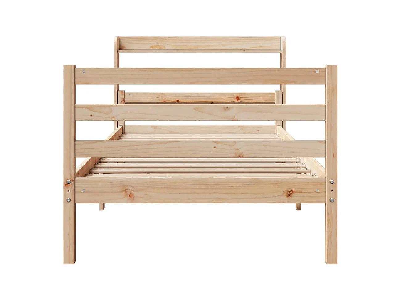 Bettgestell mit Kopfteil ohne Matratze 100x200 cm