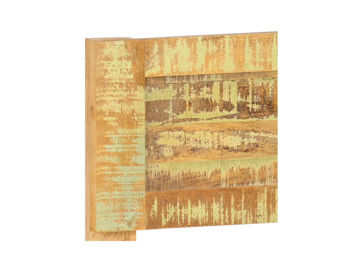 Struttura letto senza materasso in legno massello di recupero 200x200cm