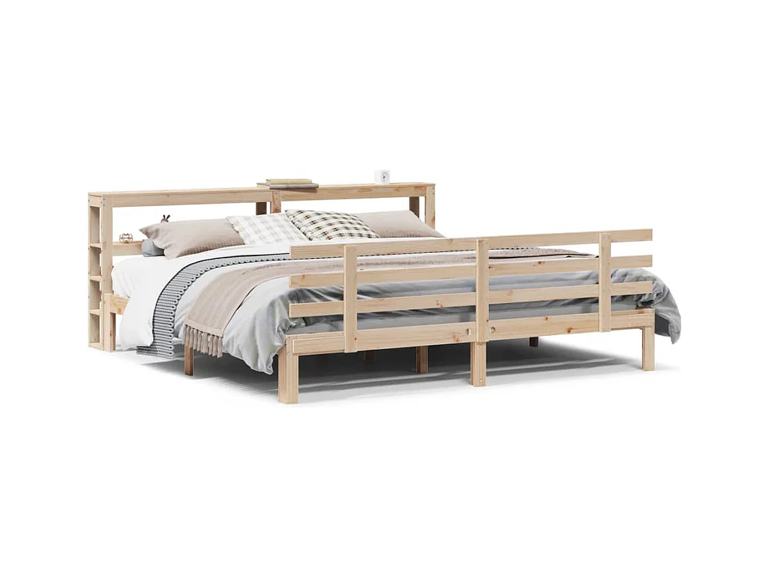 Bedframe met hoofdbord zonder matras 180x200 cm