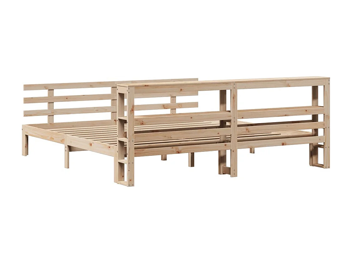 Bedframe met hoofdbord zonder matras 180x200 cm