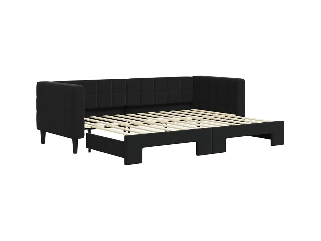 Tagesbett mit Ausziehbett ohne Matratze 80x200 cm