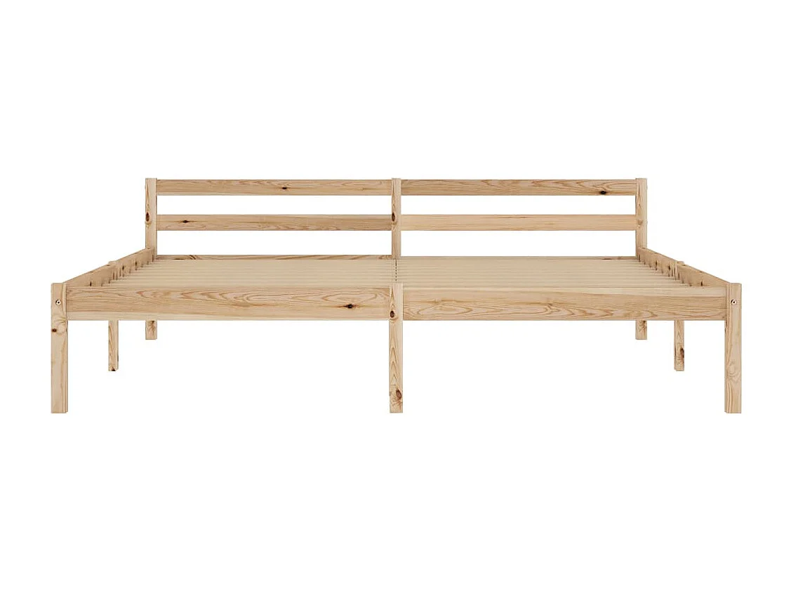 Bedframe zonder matras massief grenenhout 180x200 cm