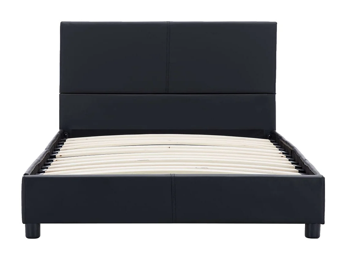 Cadre de lit Noir Similicuir 100 x 200 cm