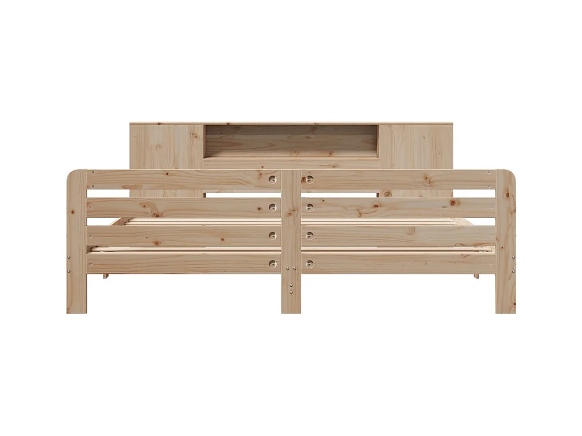 Struttura letto senza materasso 180x200 cm in legno massello di pino