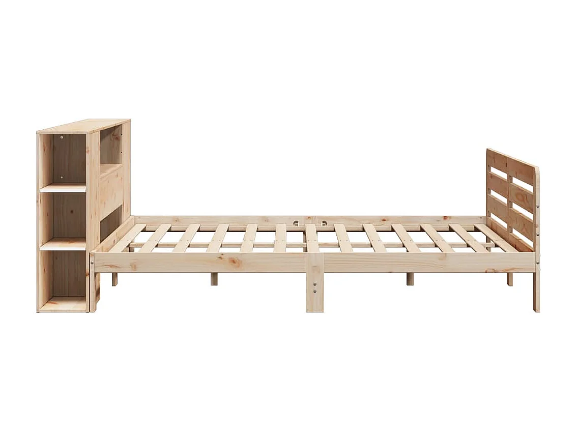 Struttura letto senza materasso 180x200 cm in legno massello di pino
