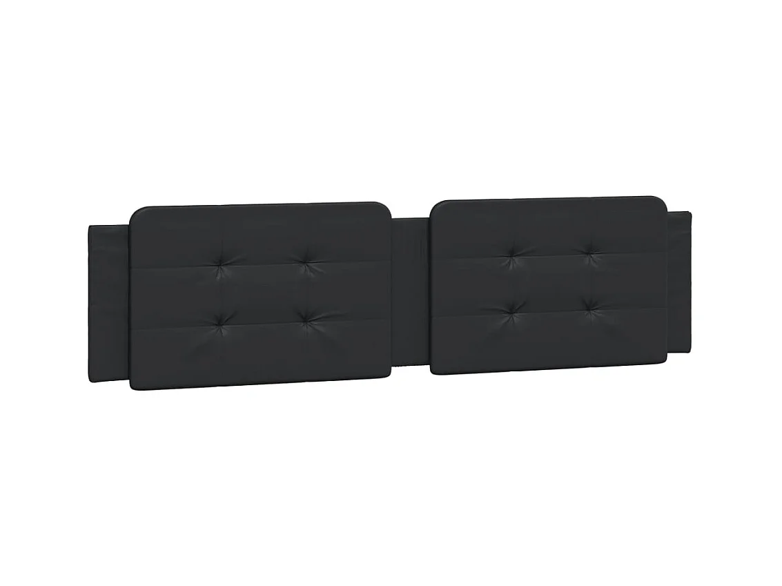 Bedframe zonder matras zwart 160x200 cm kunstleer