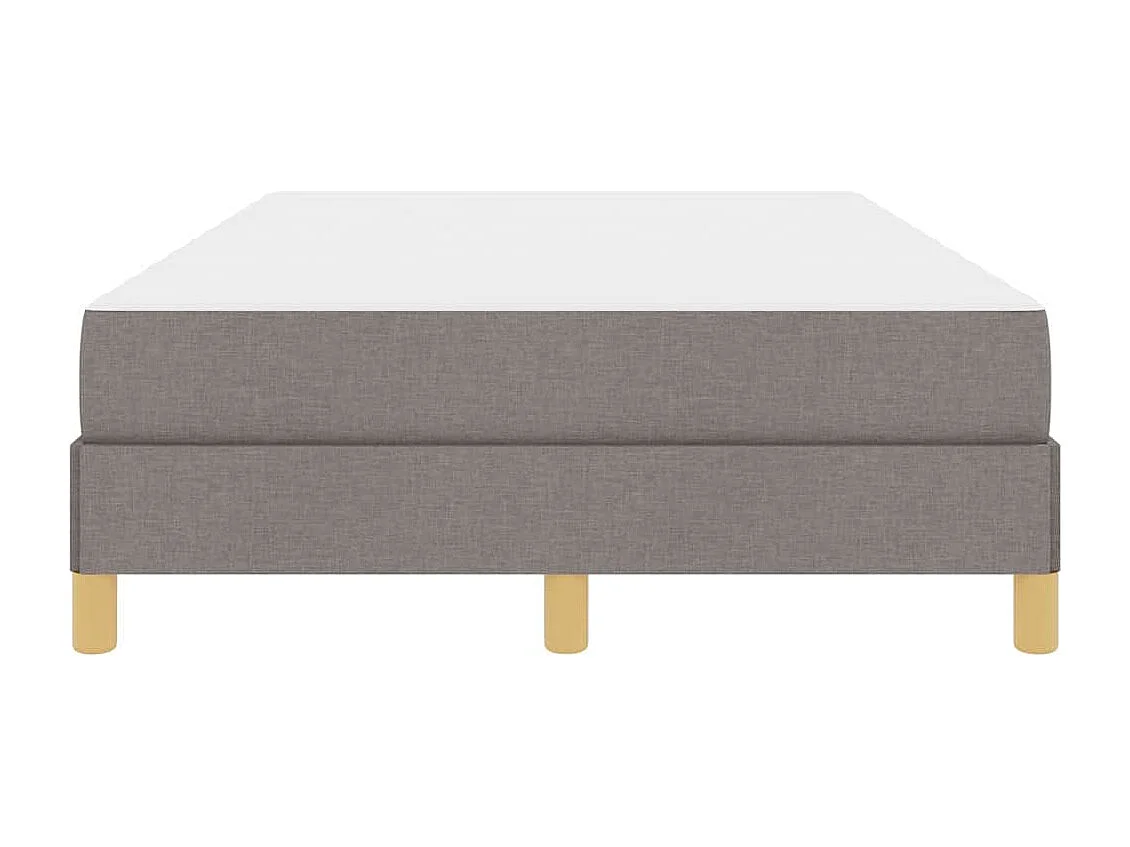 Taupe en Bruin boxspringbed 120 x 190 cm