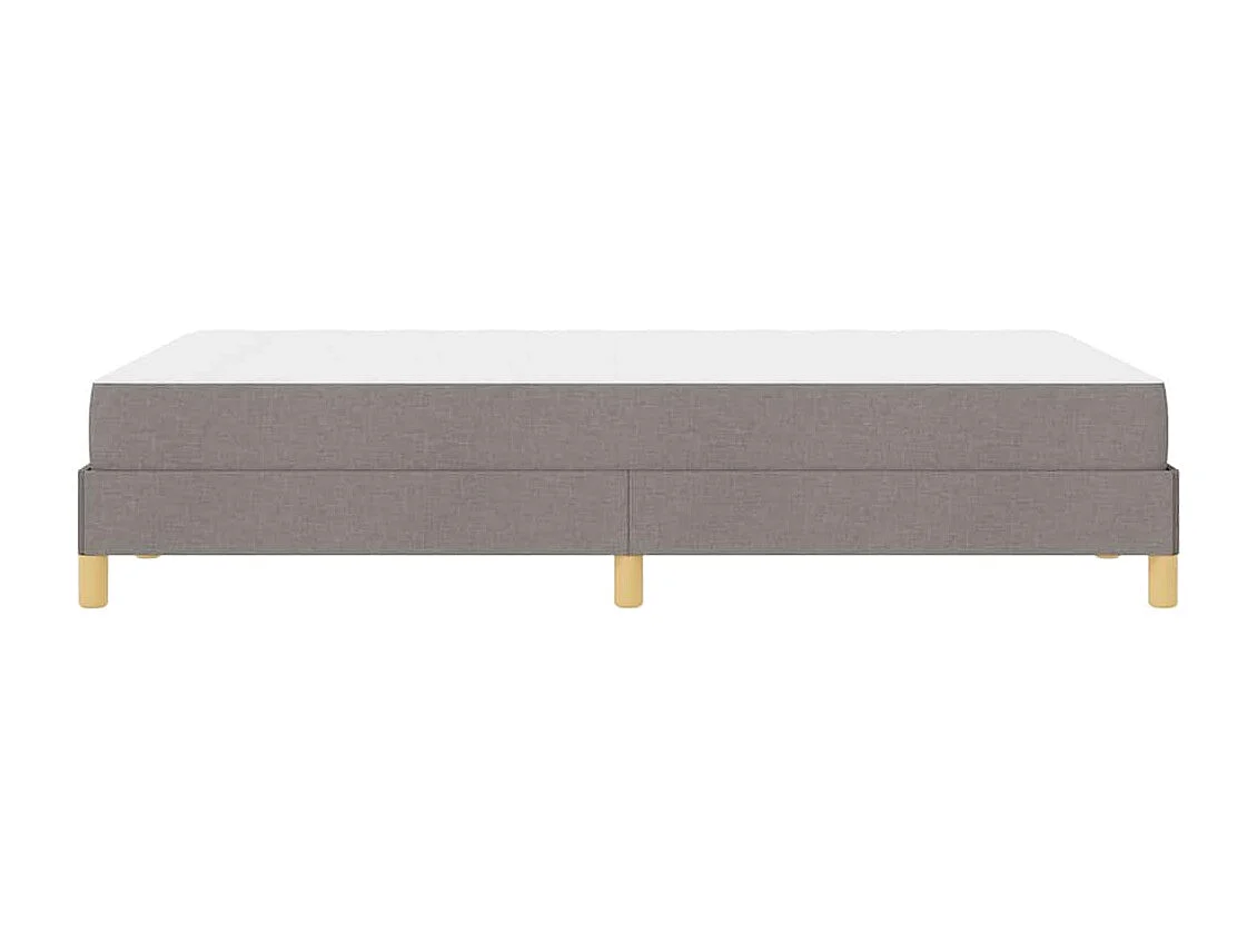 Taupe en Bruin boxspringbed 120 x 190 cm