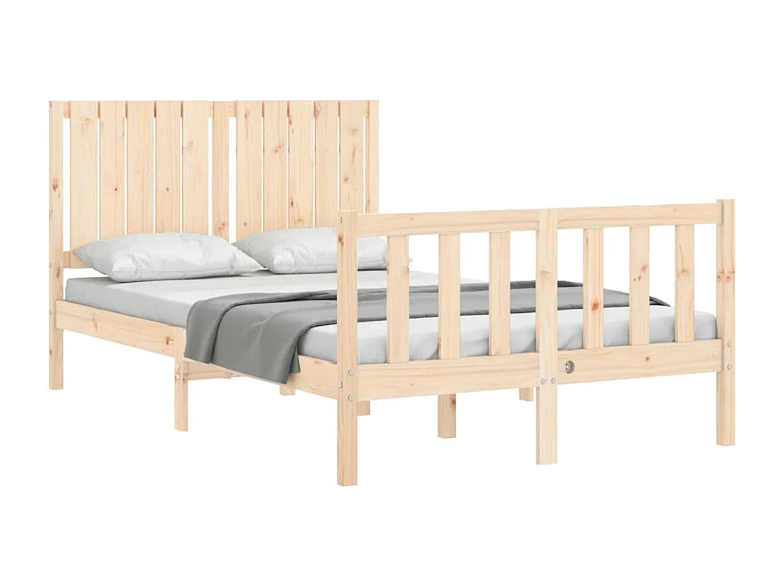 Cadre de lit sans matelas 120x200 cm bois de pin massif