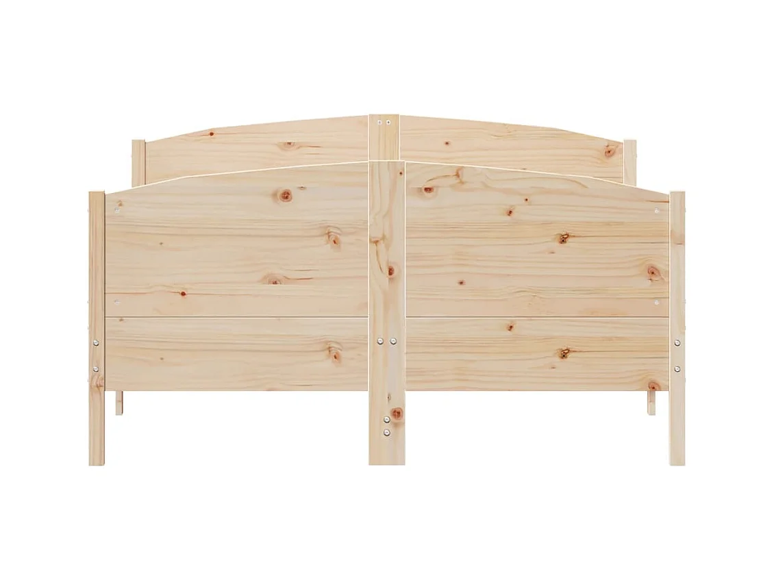 Bedframe zonder matras 150x200 cm massief grenenhout