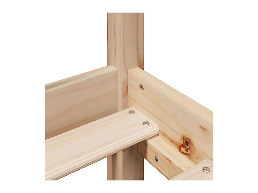 Bedframe met hoofdbord zonder matras 100x200 cm