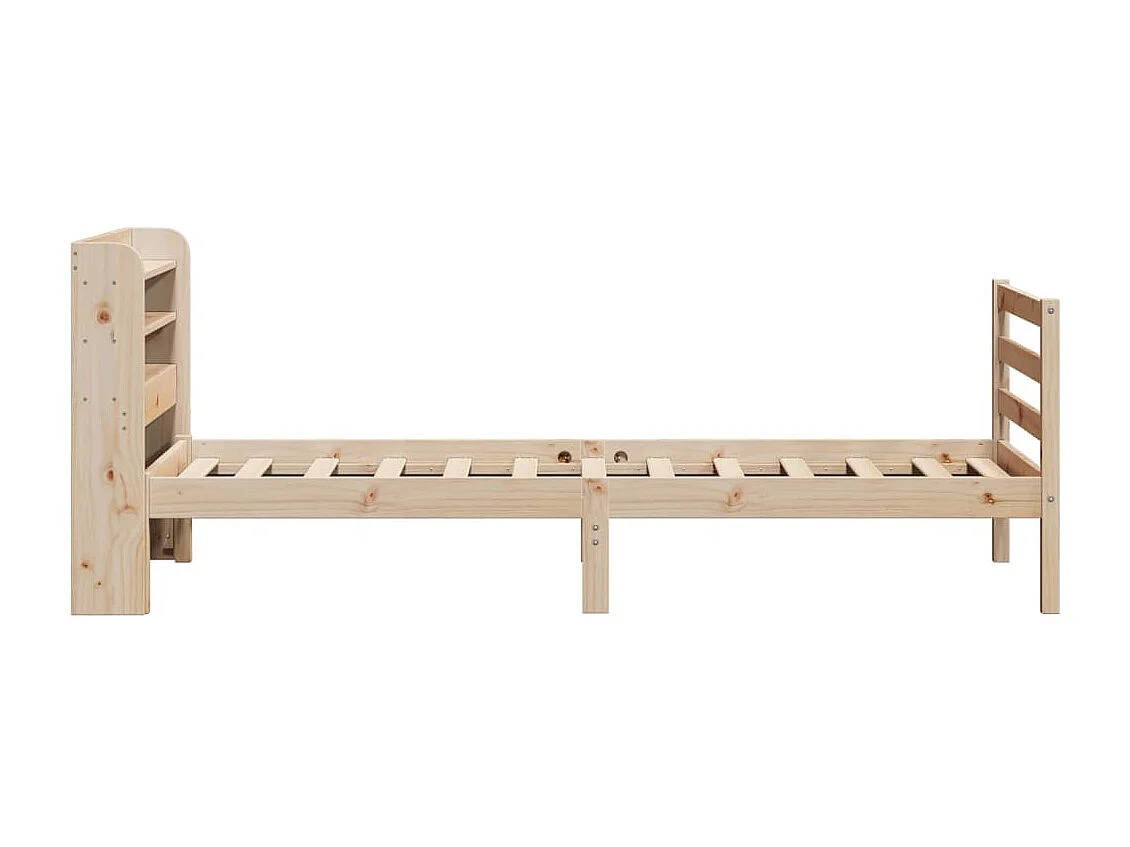 Struttura letto con testiera senza materasso 100x200 cm