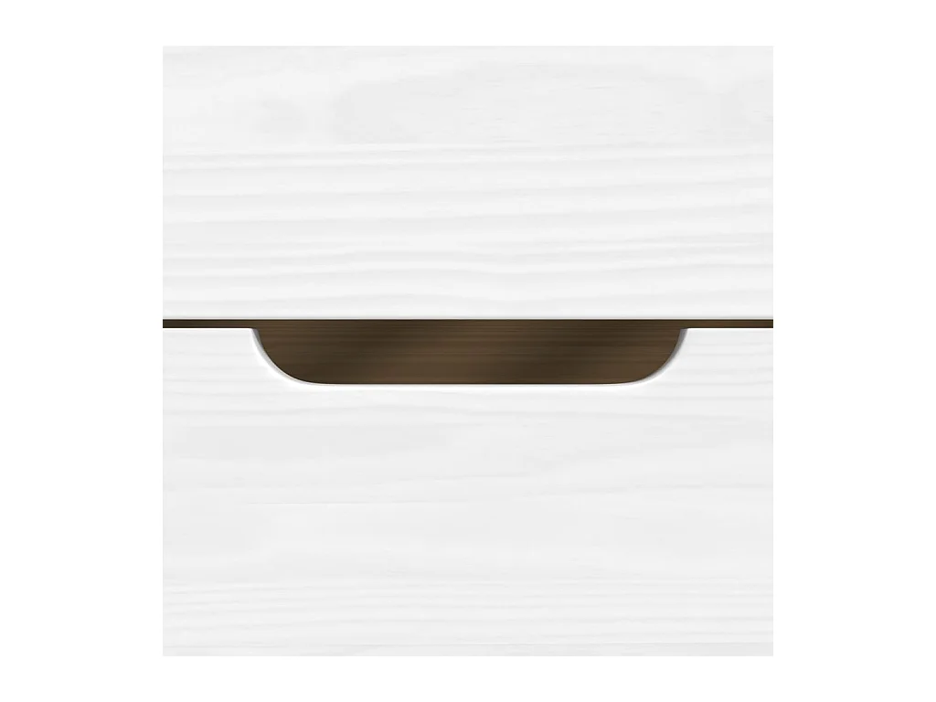 Dagbed met 3 lades zonder matras IRUN wit 90x200 cm