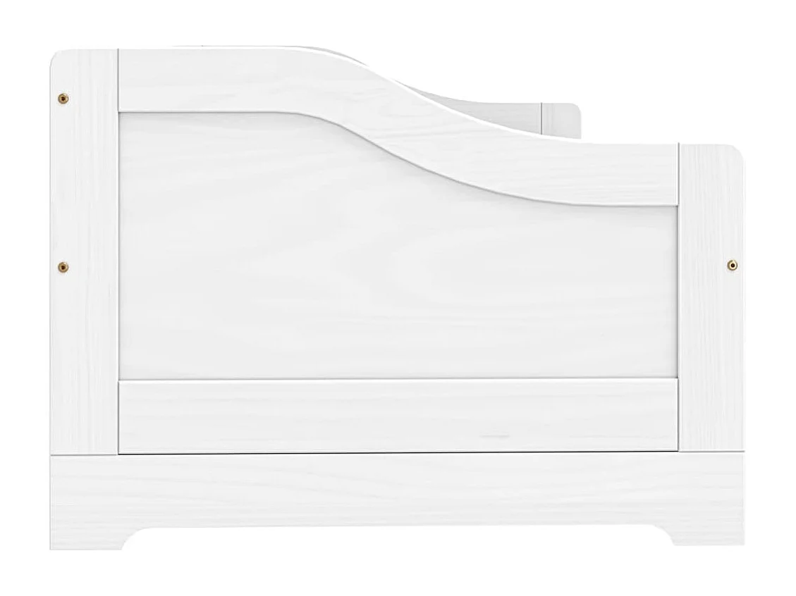 Cama de día con 3 cajones sin colchón IRUN blanco 90x200 cm