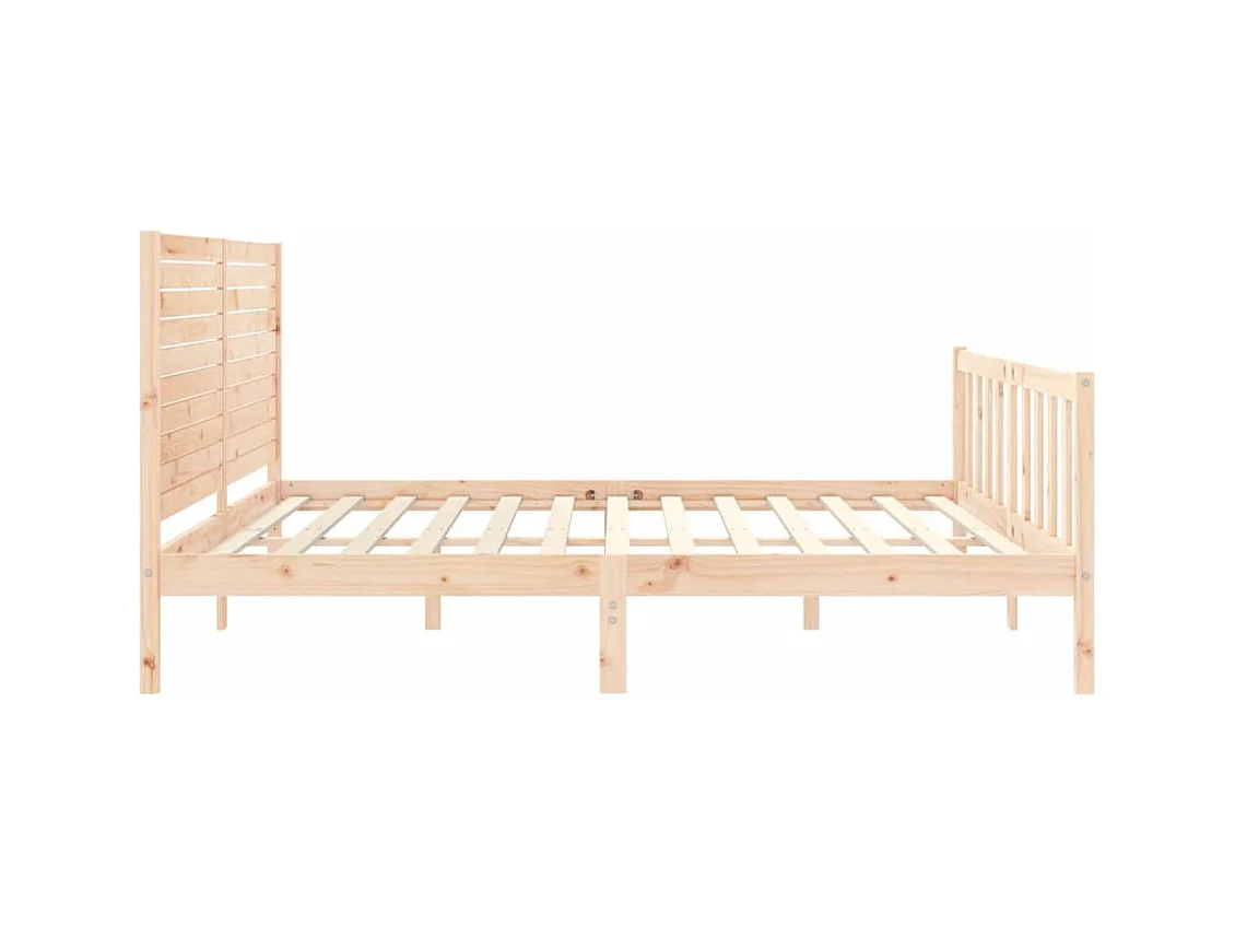 Bedframe zonder matras van massief grenenhout