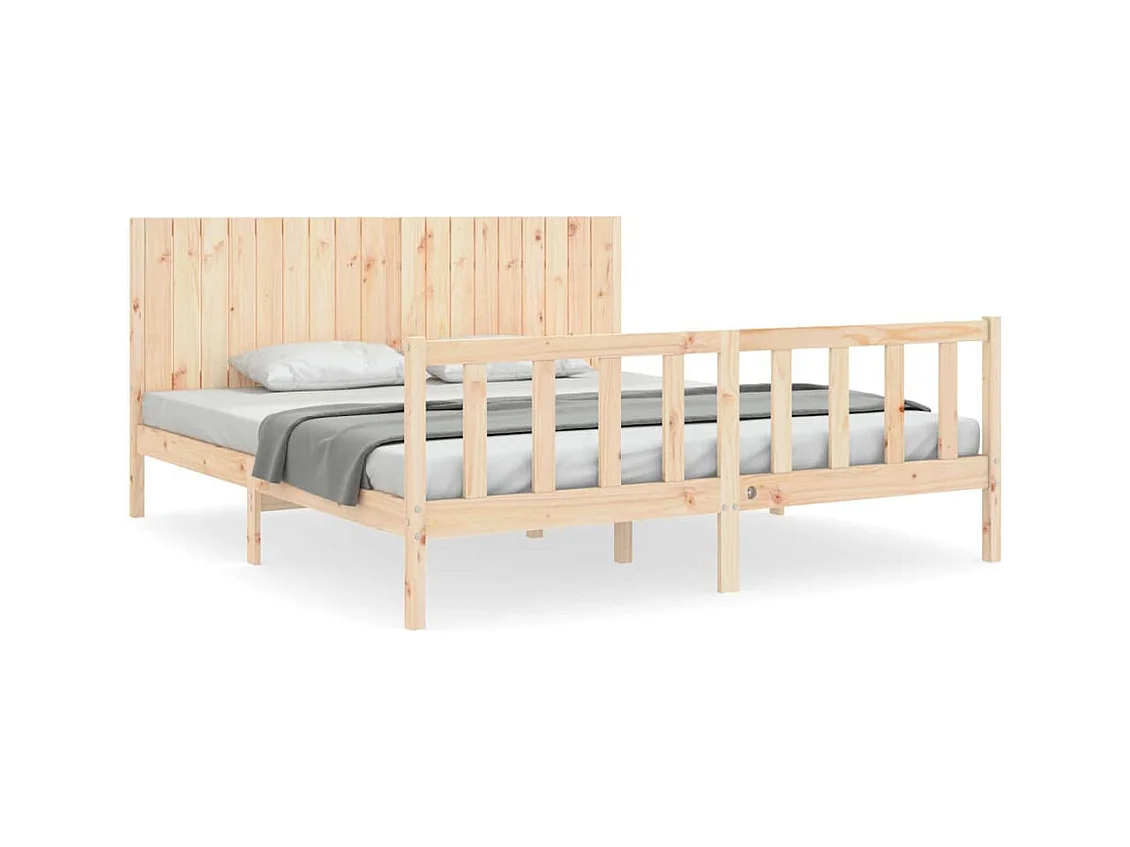Bedframe zonder matras van massief grenenhout