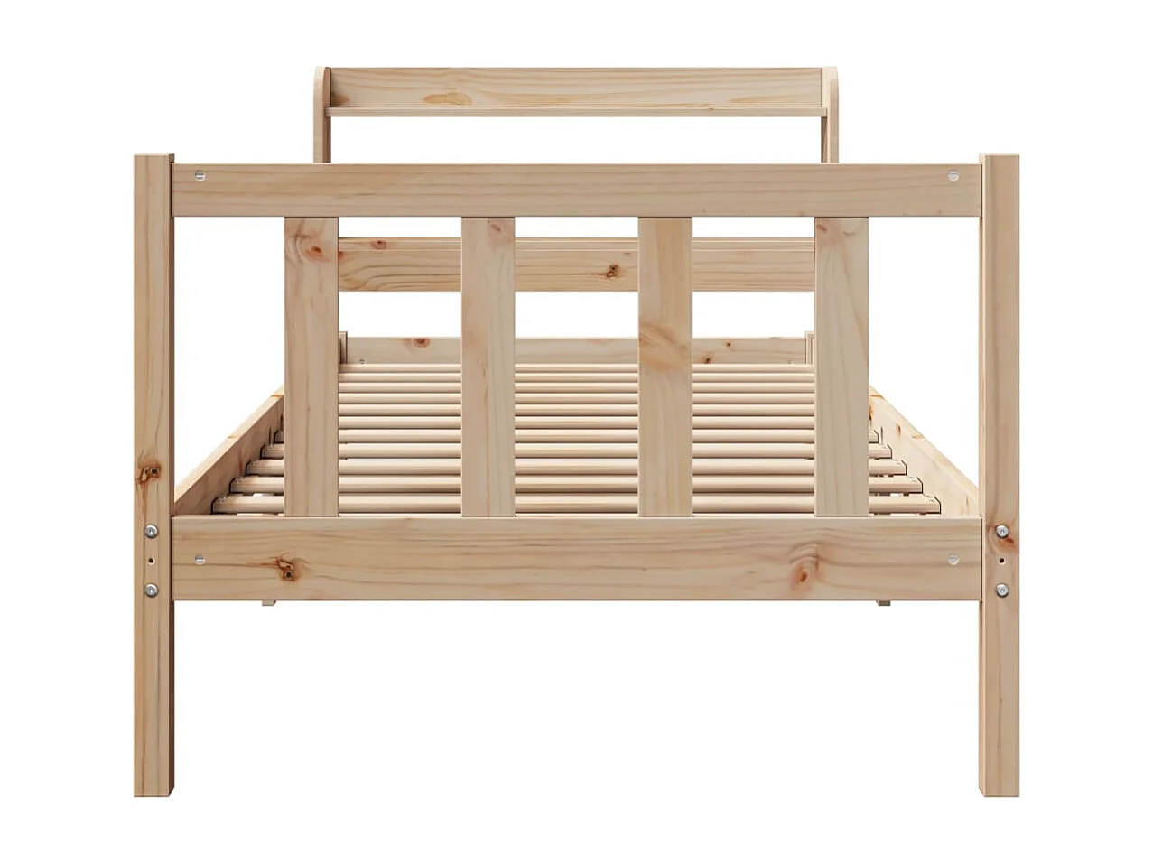 Cadre de lit sans matelas 90x190 cm bois de pin massif