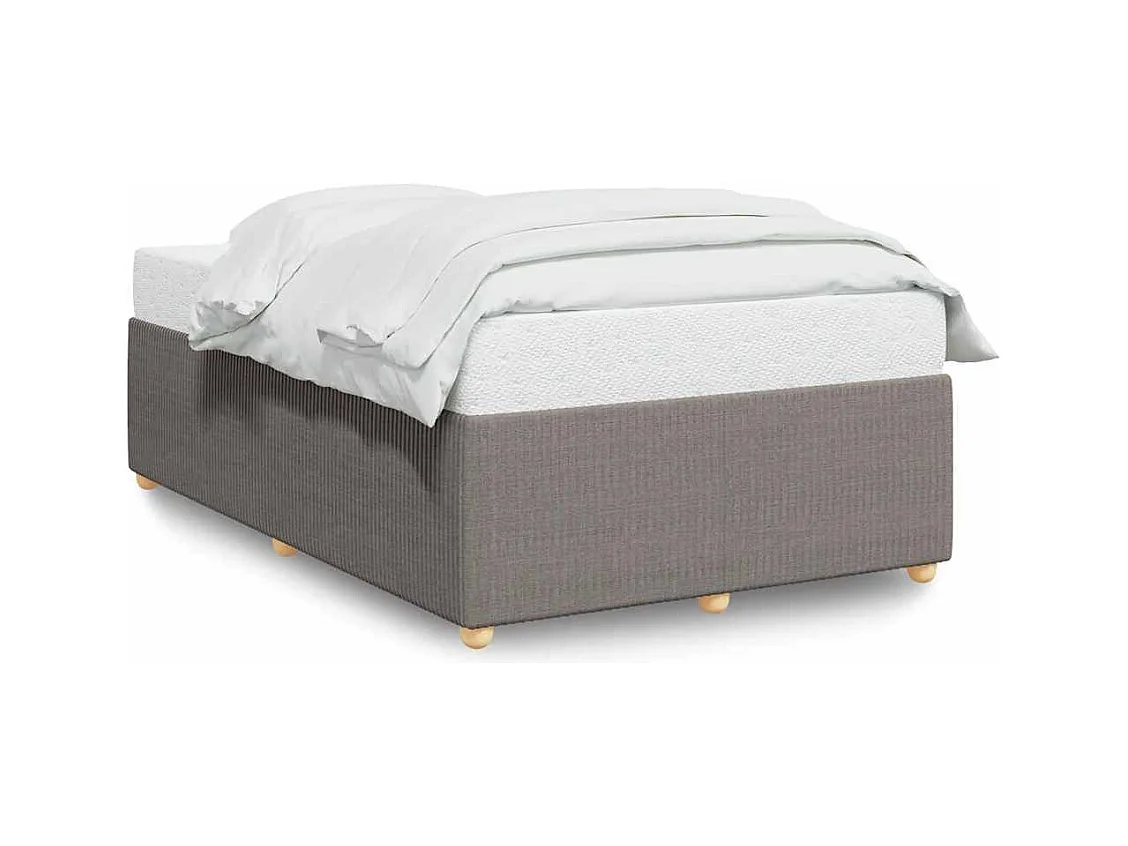 Bedframe zonder matras taupe 120x200 cm stof
