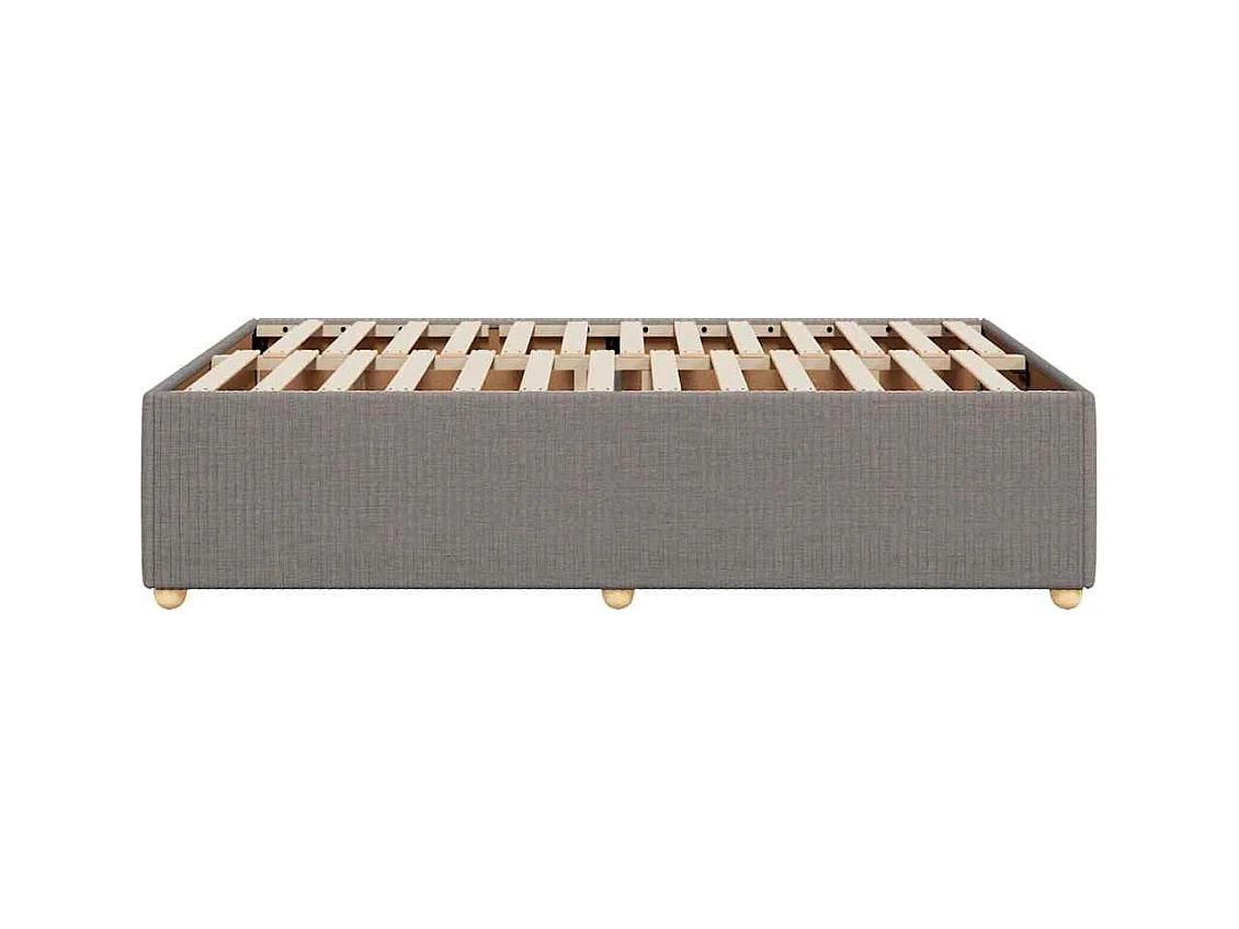 Bedframe zonder matras taupe 120x200 cm stof