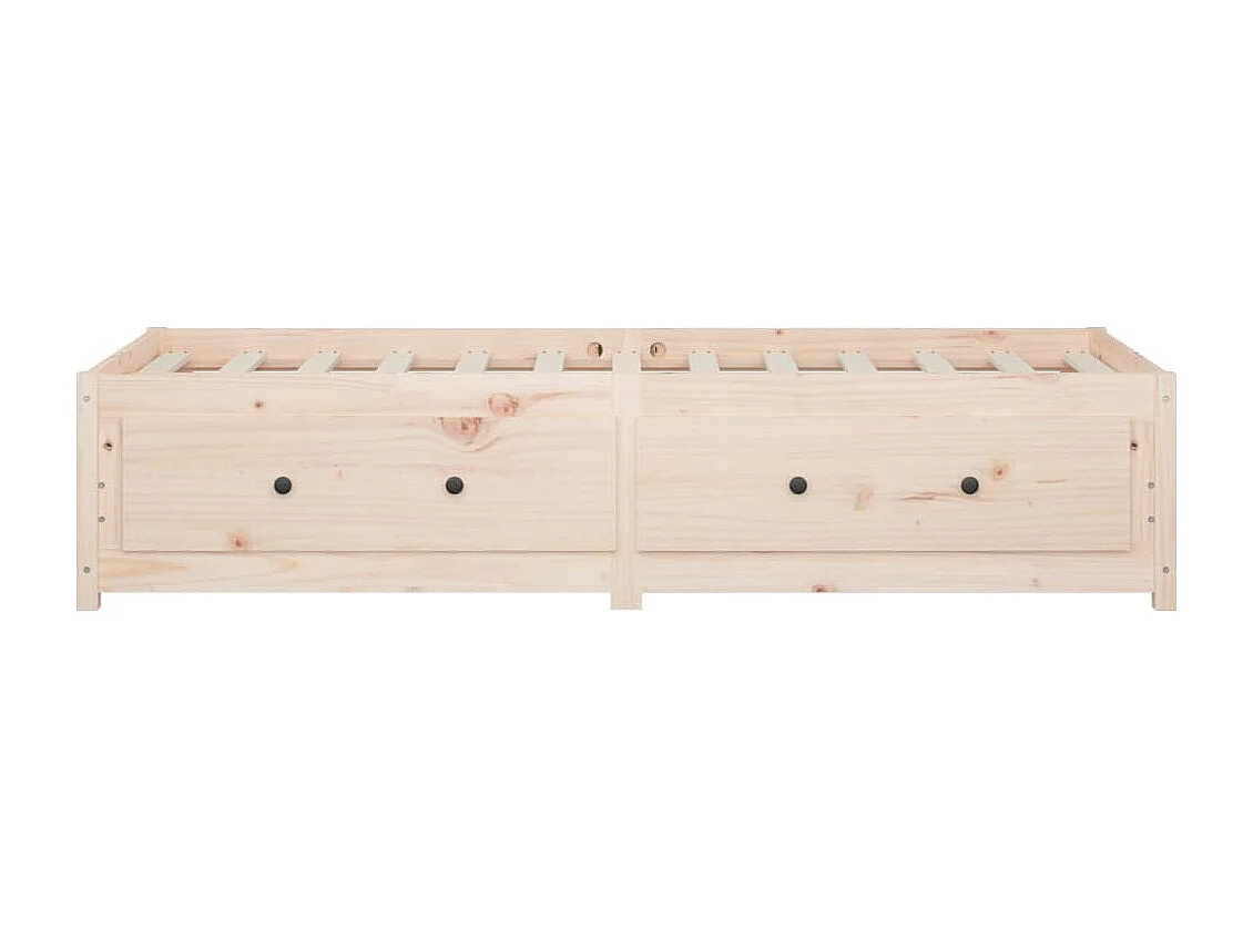 Lit de jour sans matelas 80x200 cm bois de pin massif