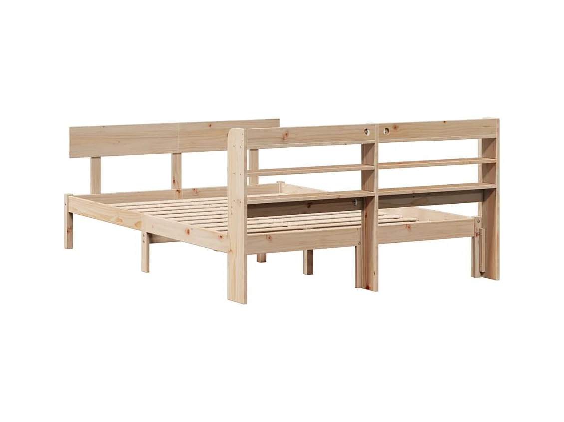 Bedframe zonder matras 160x200 cm massief grenenhout