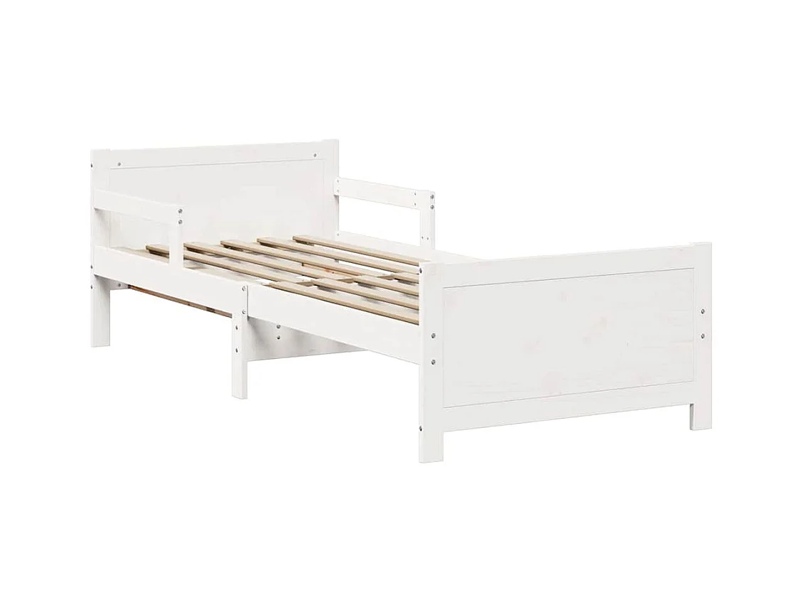 Uitschuifbaar kinderbed Overig Wit 80 x 130 / 165 / 200 cm