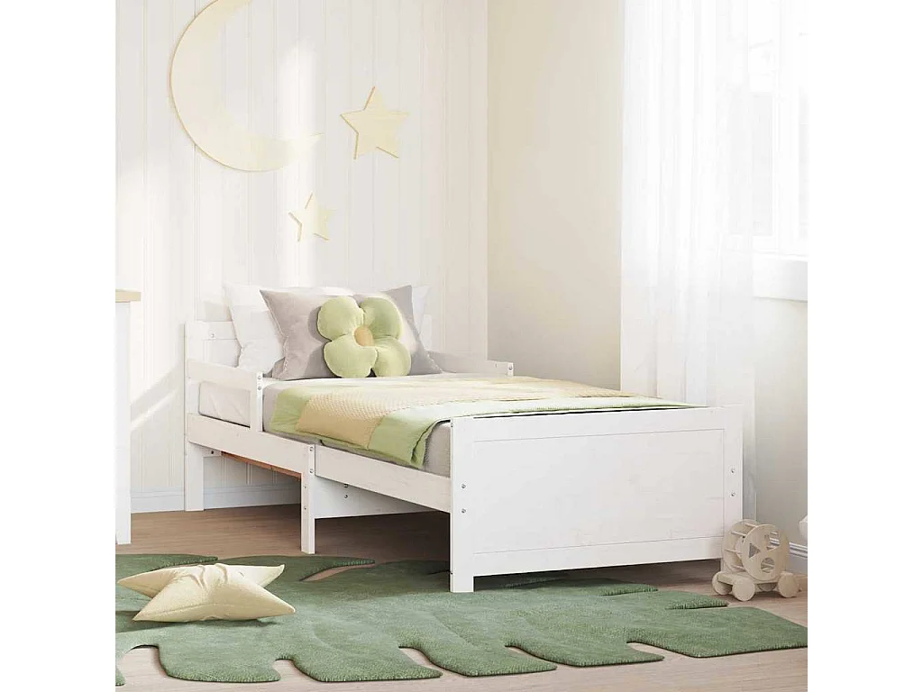 Cama infantil extensible Other Blanco 80 x 130 / 165 / 200 cm