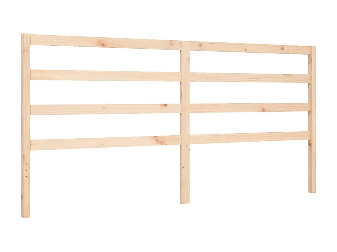 Struttura letto senza materasso 200x200 cm in legno massello di pino