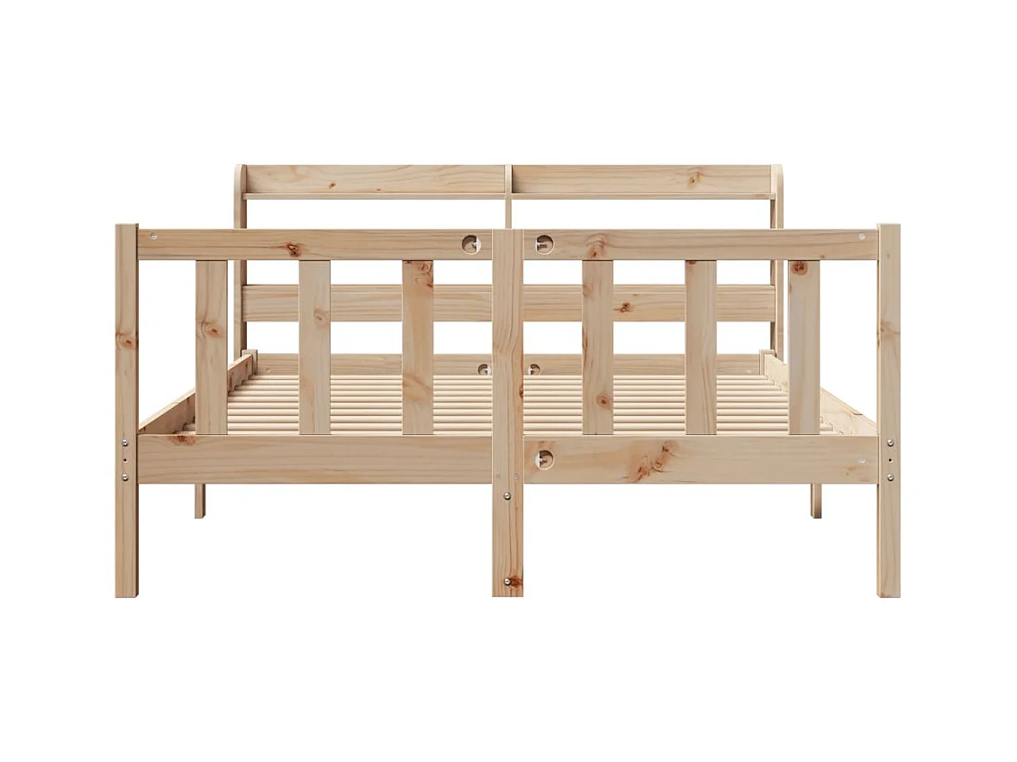 Bedframe zonder matras 160x200 cm massief grenenhout