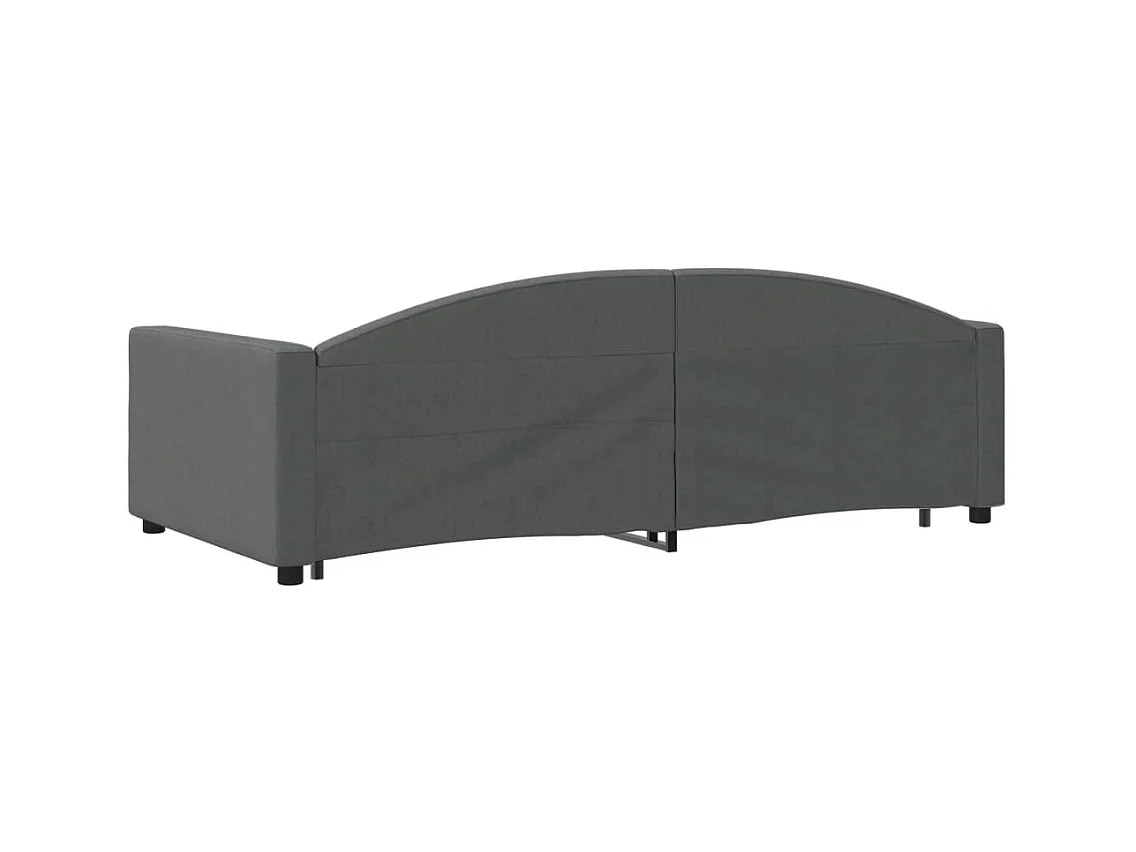 Divano letto con rotelle e cassetti senza materasso 100x200 cm