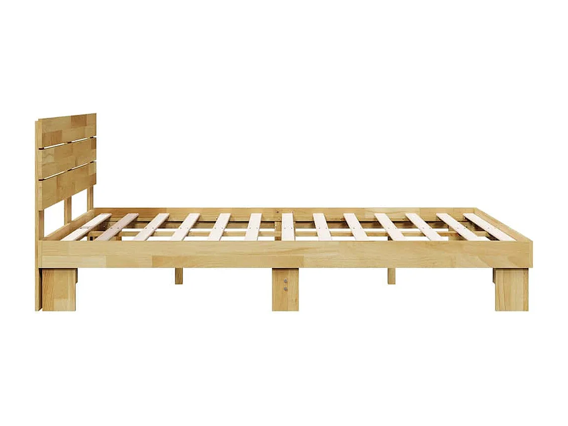Bedframe met hoofdbord zonder matras 160 x 200 cm