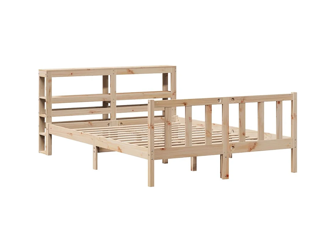 Bedframe zonder matras 120x190 cm massief grenenhout