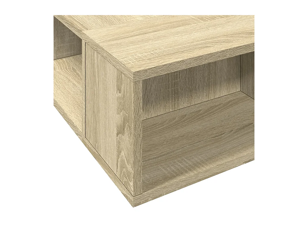 Bedframe zonder matras Sonoma eiken 140x200 cm